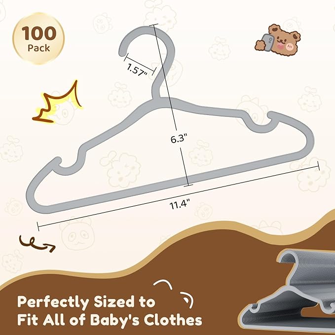 Plastic Kids Hangers - Image 2