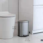 Amazon Basics Smudge Resistant Rectangular Trash Can - Image 3