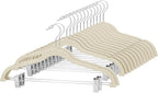 Cozymood Velvet Skirt Hangers 36 Packs Ultra Thin Hangers by CozyMood