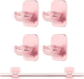 Adhesive Curtain Rods No Drilling Holder, No Drill Curtain Rod Brackets by Unknown