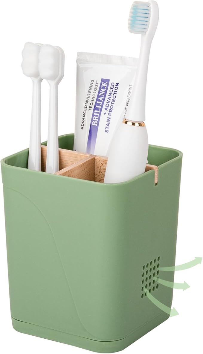 Electric Toothbrush Holder 3 Slots Tooth Brushing Holder by Heagoale