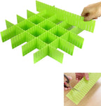 8pcs DIY Plastic Drawer Organizer Adjustable Drawer Dividers - Image 2