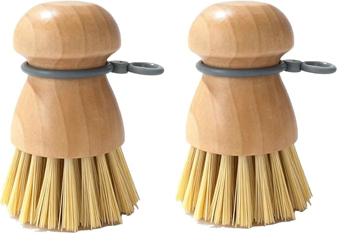Dish Brush for Everyday Use, Dish Scrub Brush, Wooden Dish Brush, Dish Brush by TELUNSHI