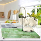 Super Absorbent Dish Drying Mat, Microfiber Fast-Drying Dish Mat, Kitchen Dish - Image 5