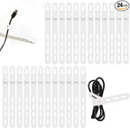 Donruby 24Pcs Silicone Cable Ties by Donruby