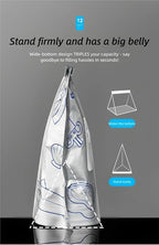 Reusable Aluminum Foil Bags, Freezer Safe & Leak Proof Stand Up Storage Bags - Image 3