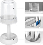 Covered Toothbrush Holder with Cup - Image 4