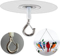 No Hole Adhesive Ceiling Hooks for Hanging Light Plants, Sticky Eye Hooks for by Crhexpva