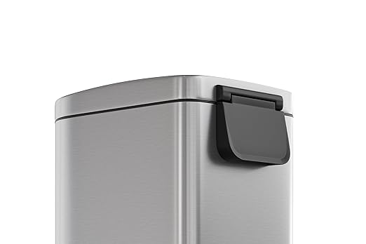 Garvee 13 gal / 50 L Stainless Steel Kitchen Trash Can - Image 8