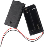 8Pcs 2 AA Battery Holder with Switch, 2X 1.5V AA Battery Holder Case with Wire - Image 6