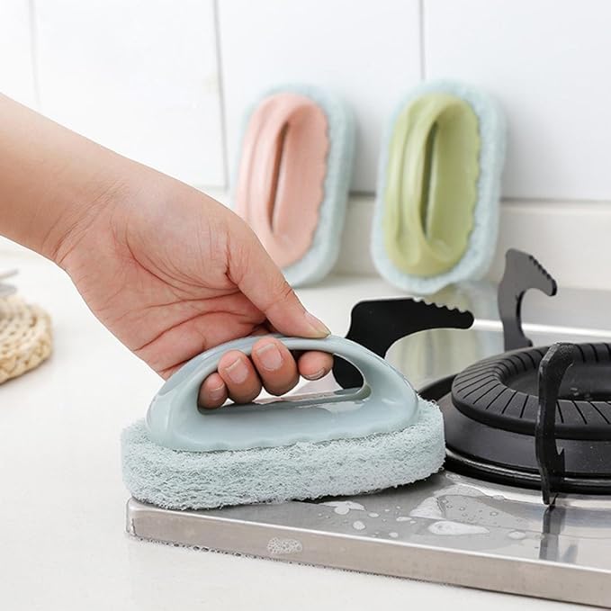 Kitchen Sponge Bathtub Pool Scrub Brush Strong Scouring Dish Washing Cleaning - Image 2