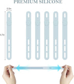 Donruby 30Pcs Silicone Cable Ties - Image 2