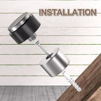 SANATO Nickel Cylindrical Floor Mounted Stainless Steel 304 Door Stop Door - Image 3