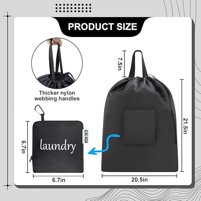 Travel Laundry bags, Dirty Clothes Travel Bag - Image 3