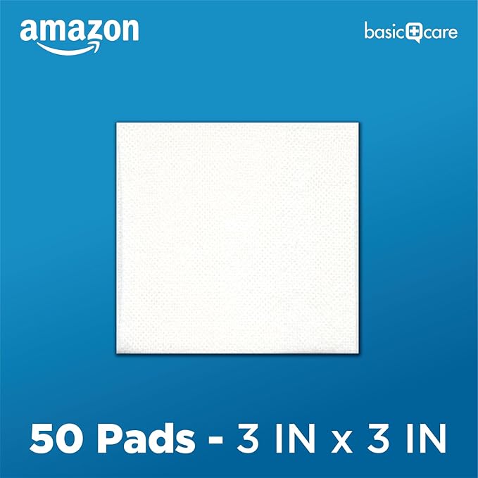 Amazon Basic Care Gauze Pads, 3x3 inches Sterile Medical Wound Dressing Sponges - Image 6