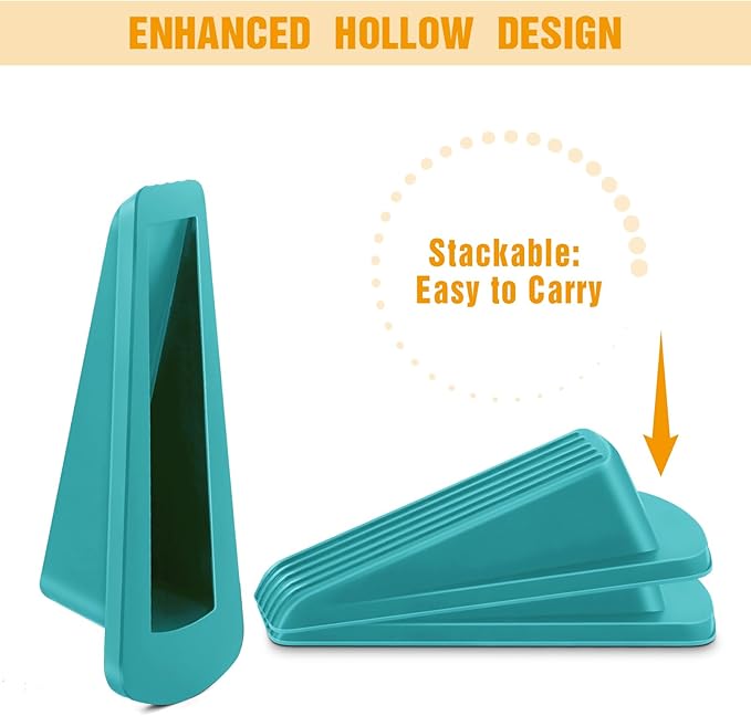 Crosize 3 Pack Rubber Door Stoppers - Image 5