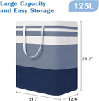 BlissTotes 3-Pack Laundry Basket, Freestanding＆Waterproof Laundry Hamper - Image 2