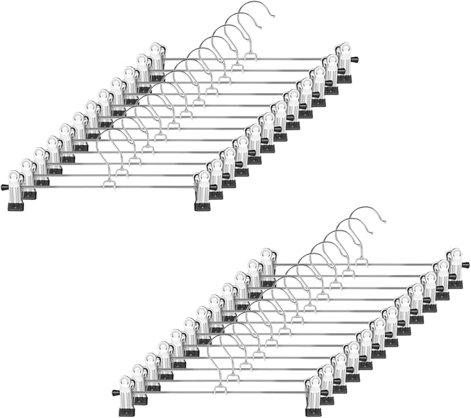 GoodtoU Pants Hangers with Clips by GoodtoU