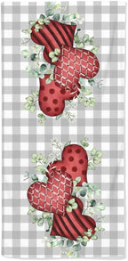 Valentine Bathroom Hand Towels, 2 Packs Decorative Pink Love Heart Kitchen - Image 8