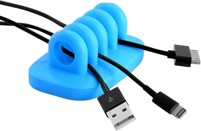 Cable Clip Holder Weighted Desktop Cord Management Fixture by JacobsParts