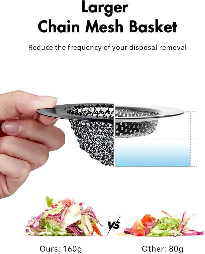 Revolutionary Kitchen Sink Drain Strainer, Patented Reversible Kitchen Sink - Image 5