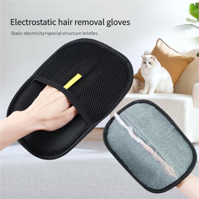 4Valley Electrostatic Pet Hair Removal Glove – Reusable Dog & Cat Hair Remover - Image 3