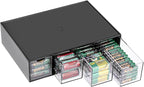 BTSKY 1 Pack Black Acrylic Battery Storage Organizer - Image 9