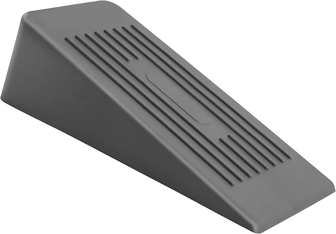 Big Door Stoppers for Bottom of Door, 1.9” Anti-Skid Rubber Door Stop Wedge by Unknown
