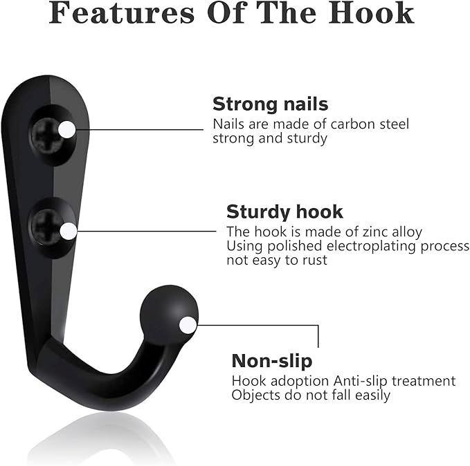 Coat Hooks-80 Pack Farmhouse Hooks - Image 3