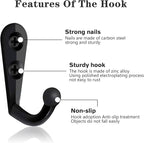 Coat Hooks-80 Pack Farmhouse Hooks - Image 3
