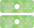 Kitchen Sink Splash Guard 2 PCS 14.7 Inch Sink Faucet Mat Splash Guard by Eyanle