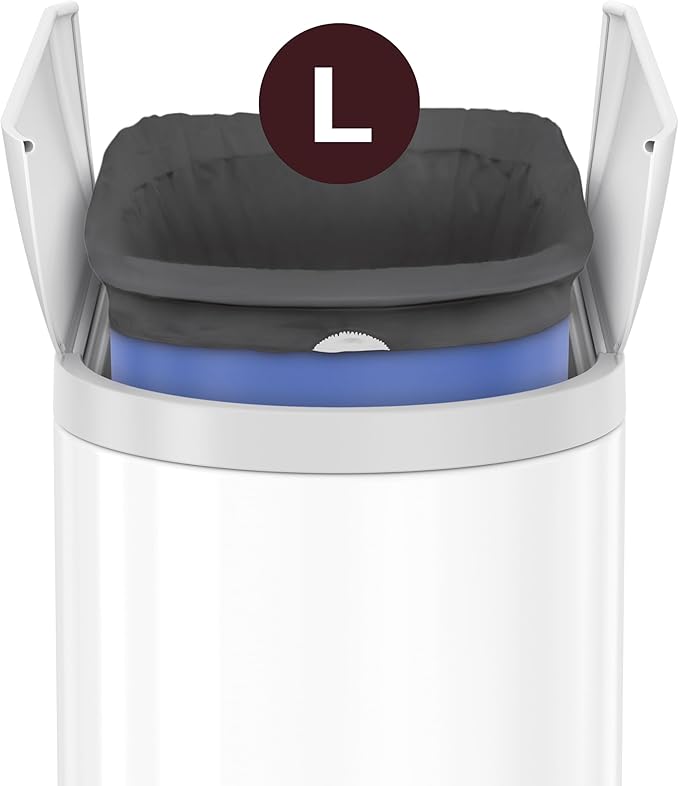 simplehuman Code L 40 Count, Genuine Custom Fit Liners, Drawstring Trash Bags - Image 5