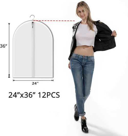 12 Pack Shirt Garment Bags - Image 2
