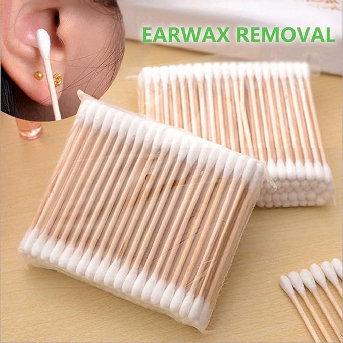 Cotton Swabs with Wooden Sticks/Biodegradable Cotton Buds 2400pcs - Image 6