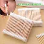 Cotton Swabs with Wooden Sticks/Biodegradable Cotton Buds 2400pcs - Image 6