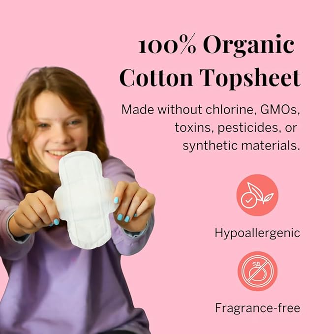 Pixie Organic Cotton Ultra Thin Mini Pads Teens - Image 2
