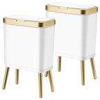 Procade 2Pack White Trash Can by MostPopularTrashCans