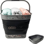 SAMMART 38L Collapsible Plastic Laundry Basket by SAMMART