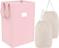 MCleanPin 220L Pink Laundry Hamper Large Collapsible Basket by MCleanPin