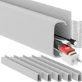 EVEO Under Desk Cable Management Kit-Cable Management Cord Cover, Organizer by EVEO