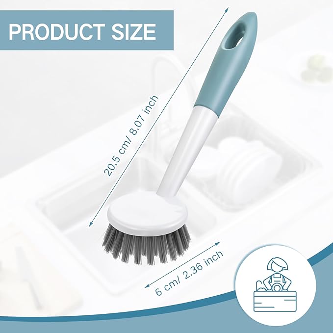 Patelai 12 Pack Kitchen Scrub Dish Brush - Image 2