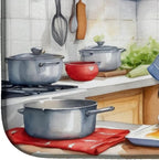 Caroline's Treasures DAC6318DDM Saluki The Chef Dish Drying Mat Absorbent Dish - Image 4