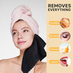 SUNLAND Microfiber Face Cloth Reusable Makeup Remover Facial Cleansing Towel - Image 3