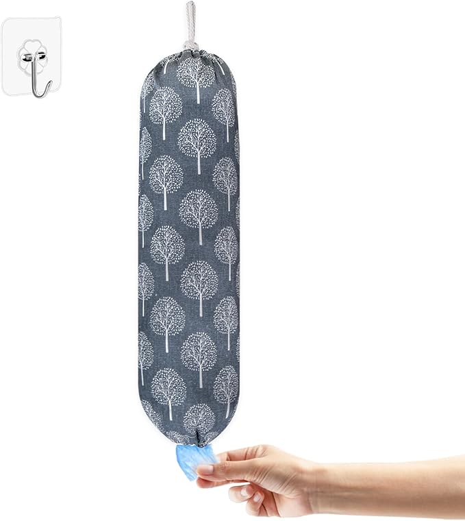 Plastic Bag Holder, Wall Mount Plastic Bag Organizer, Washable Large Grocery by SYIPO