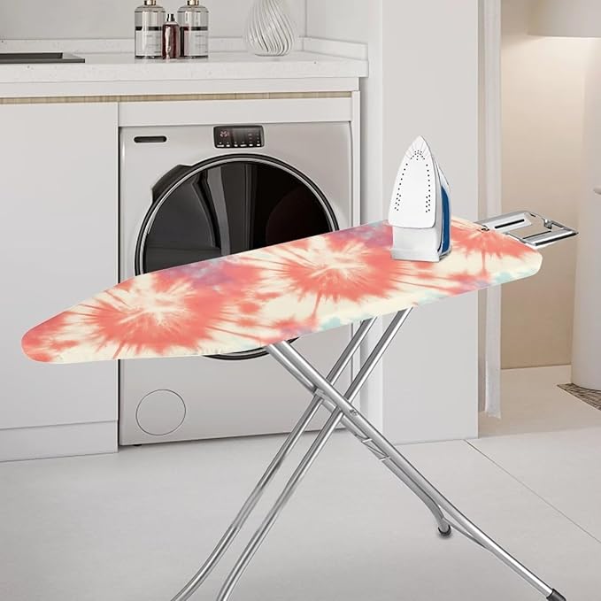Tie Dye Abstract Steam Ironing Board Cover Pink Gradient Standard Size 15" X 54" - Image 2