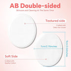 Large Oval Cotton Pads, Dual-Sided, Ultra-Soft Cotton Oval Pads - Image 3