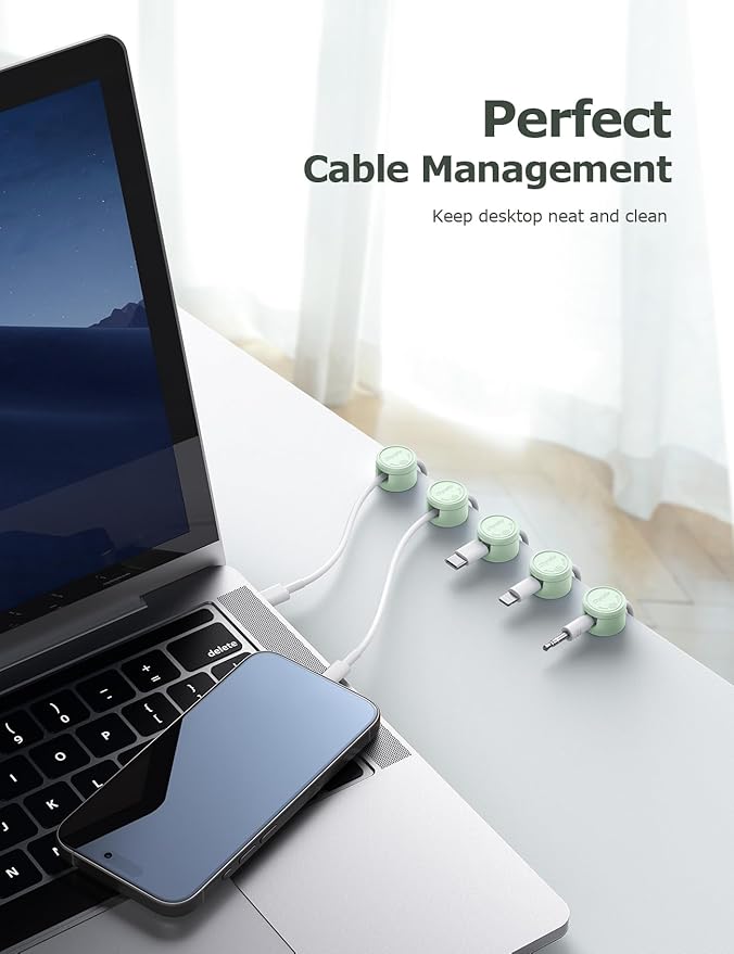 9 Pack Magnetic Cable Clips - Image 4