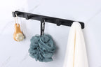 Coat Rack, Heavy Duty Stainless Steel 5 Tri Coat Hook Hanger, Wall Mounted - Image 2