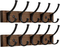 Coat Rack Wall Mount, 16.5 Inches Wood Coat Hooks Wall Mount, Wall Coat Rack by Optish