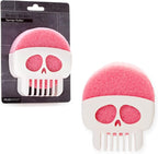 PELEG DESIGN Brain Drain White Skull Sponge Holder by PELEGDESIGN